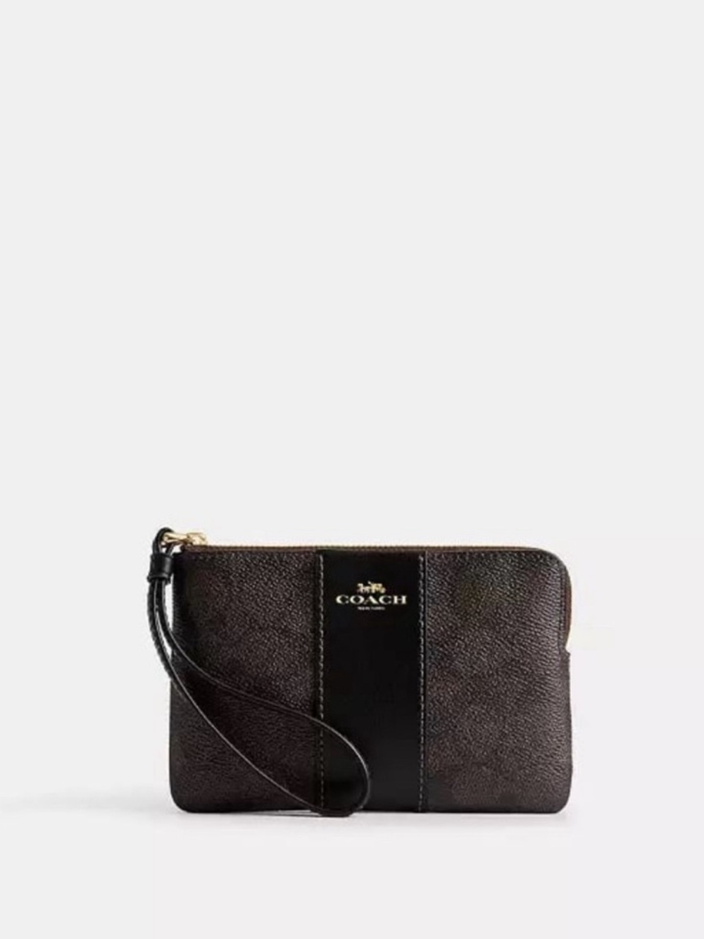 Coach Signature Canvas Wristlet